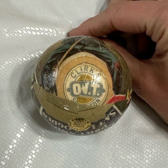 Vintage Barry Patch Reflections 1978 Holiday Ornament Steam Train Cotton themed - Picture 2 of 7